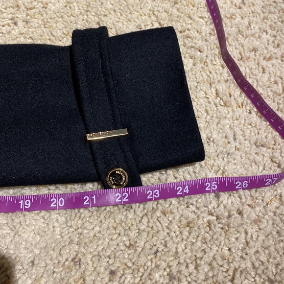 Black Michael Kors Wool Blend Coat - Picture 14 of 14